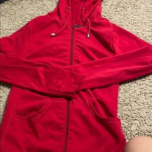 Red hoodie